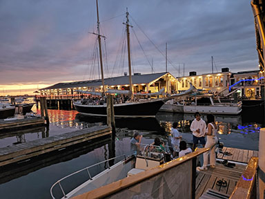 Bowen's Wharf at sunset, Newport, RI