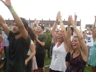 An appreciative crowd, Folk Festival 2014