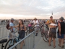 Departing from the festival by bike, Folk Festival 2014