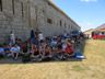 Relief from the hot sun, Folk Festival 2016