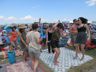 Dancing at the Fort stage, Folk Festival 2016