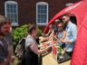 Wild Child band greets fans, Folk Festival 2016