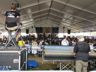 Staging equipment at the Quad Stage, Jazz Festival 2016