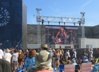Sheryl Crow on screen at Fort stage, Folk Festival 2019