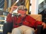 George Wein speaks at the Storyville Stage, Newport Jazz Festival 2015