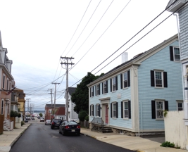 Looking down Howard Street towards the waterfront