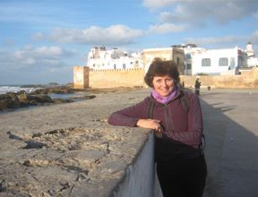 Merrilee Zellner in Essouria Morocco